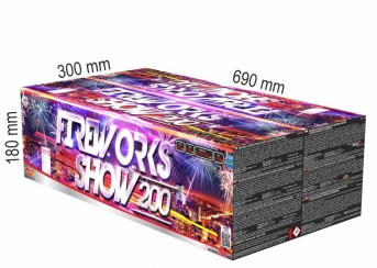 Fireworks show 200 ran / multikalibr